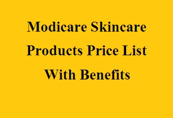 modicare skincare products 