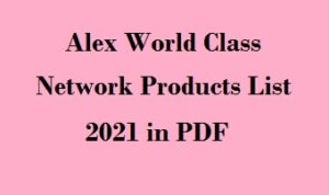 alex network products list