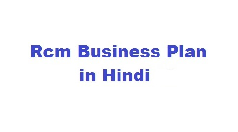 rcm business plan hindi pdf
